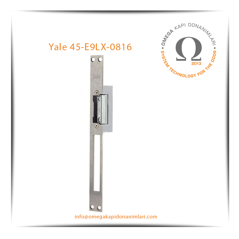 Yale 45-E9LX-0816 Elektrikli Kilit Karşılığı Bas Aç