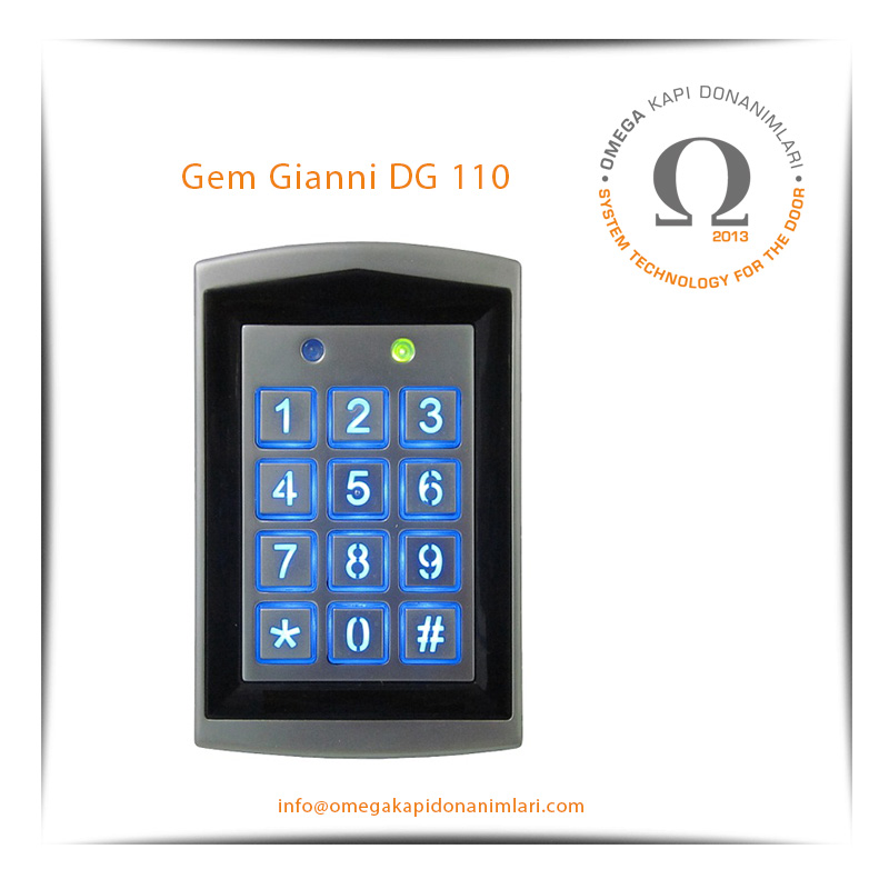 Gem Gianni DG 110 Geçiş Kontrol Sistemi