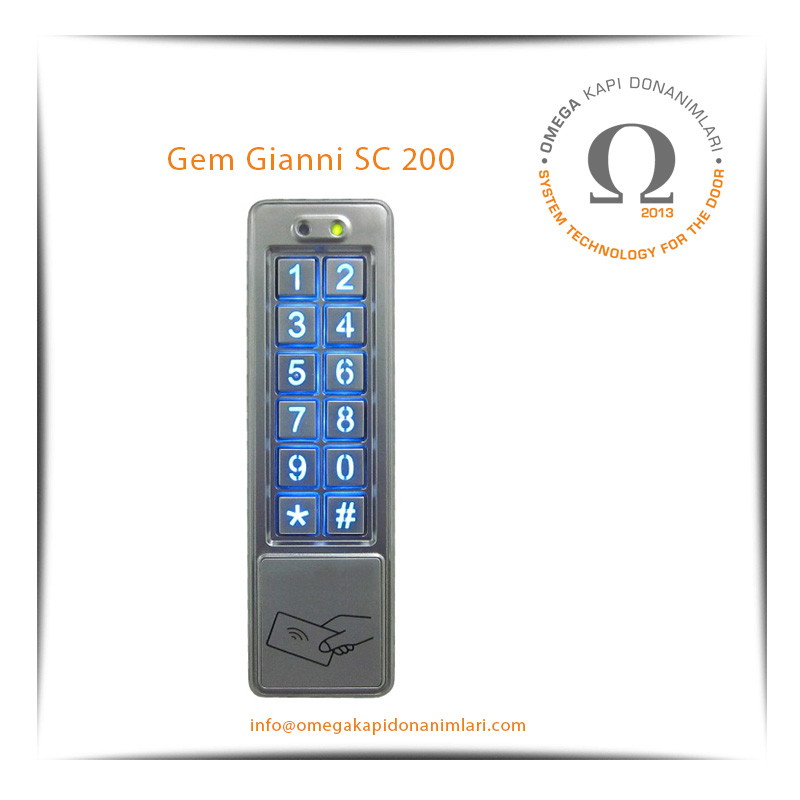 Gem Gianni SC 200 Geçiş Kontrol Sistemi
