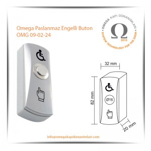 Omega Paslanmaz Engelli Buton OMG 09-02-24