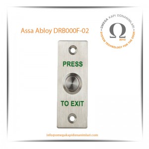 Assa Abloy DRB000F 02 Paslanmaz Çıkış Butonu Gömme Tip