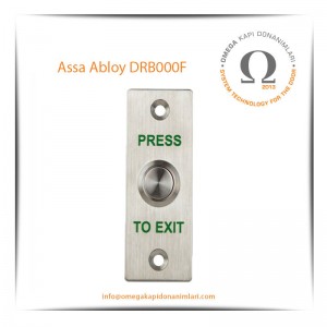 Assa Abloy DRB000F Paslanmaz Çıkış Butonu Gömme Tip