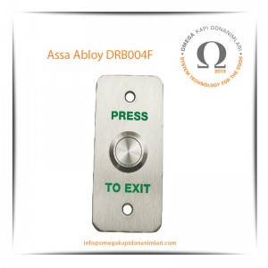 Assa Abloy DRB004F Paslanmaz Çıkış Butonu Gömme Tip