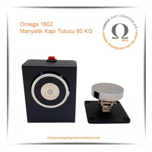 Omega 1602 Manyetik Kapı Tutucu 60 KG