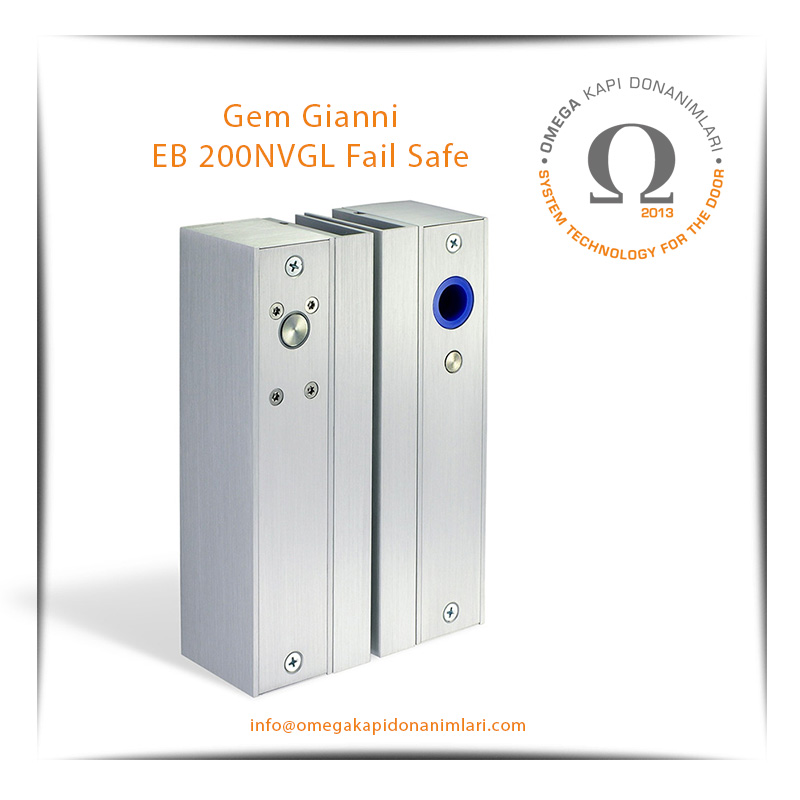 Gem Gianni EB 200NVGL Fail Safe Selenoid Solenoid Kilit