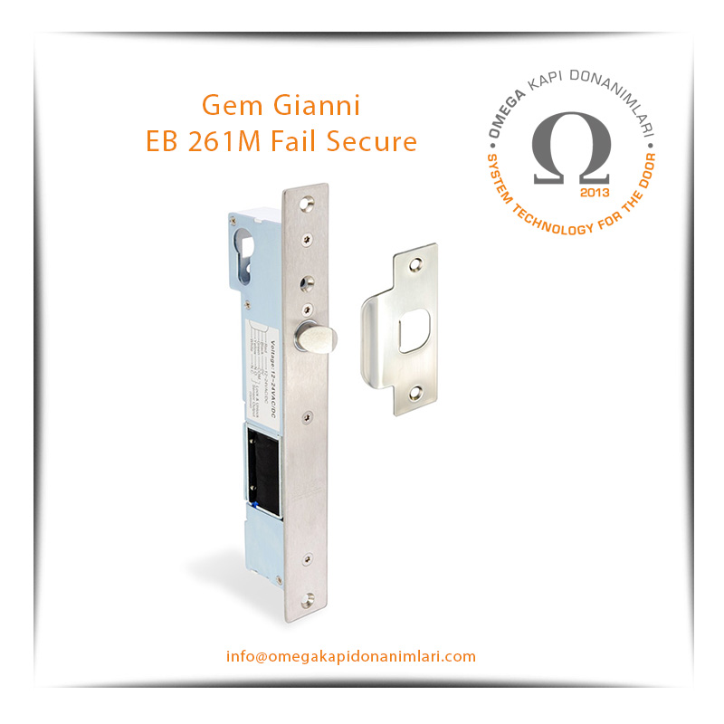 Gem Gianni EB 261M Fail Secure Selenoid Solenoid Kilit